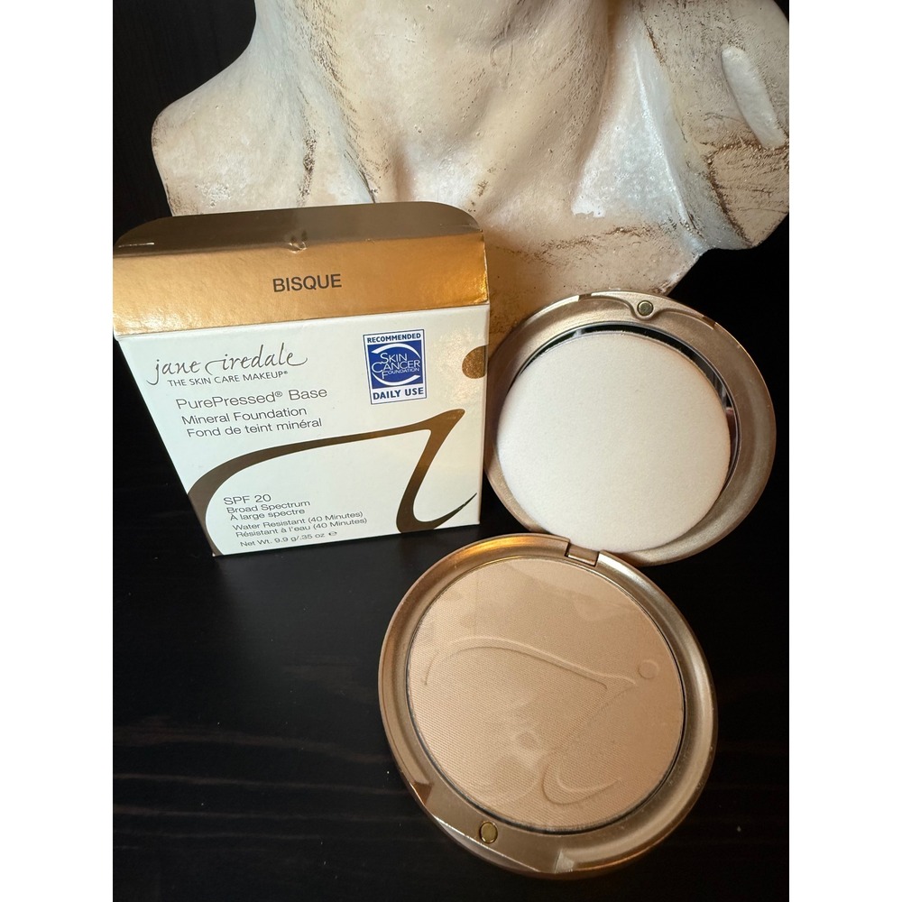Jane Iredale PurePressed Base Mineral Foundation SPF 20 Bisque 0.35oz Compact